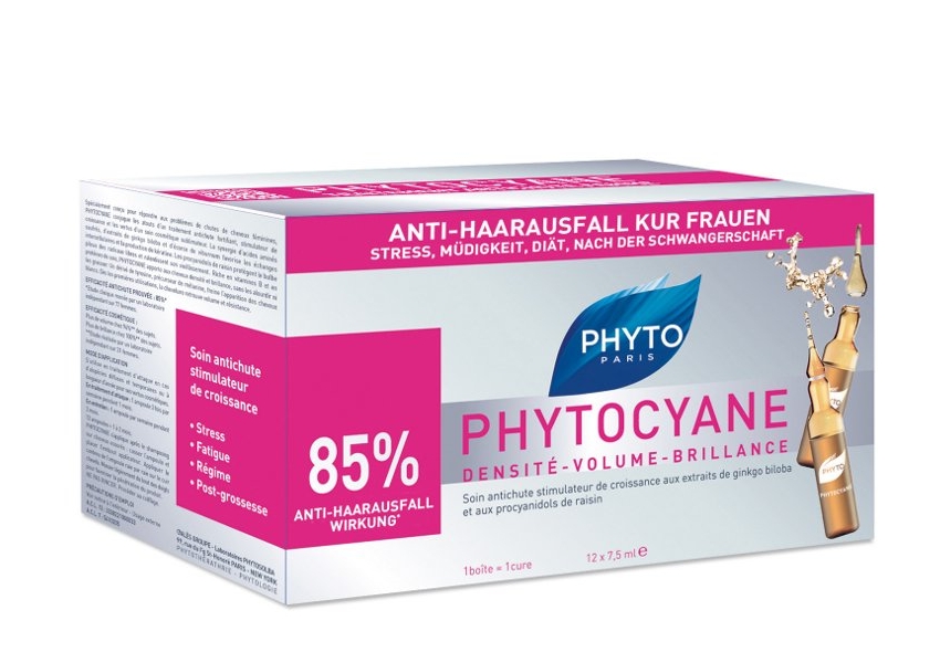 Phyto - Phytocyane Kur 12x 7,5ml Amp.