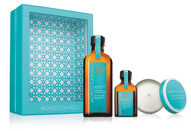 MOROCCANOIL Geschenkset Treatment mit Kerze