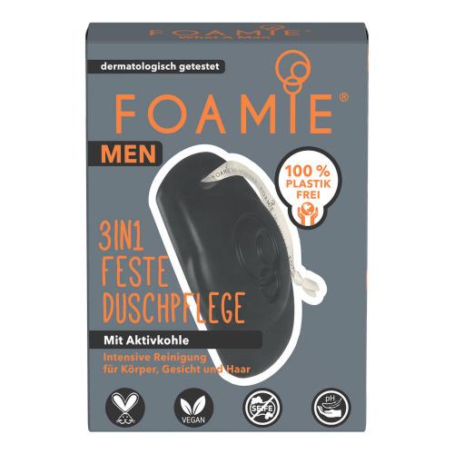 FOAMIE MEN 3in1 Feste Duschpflege What A Man