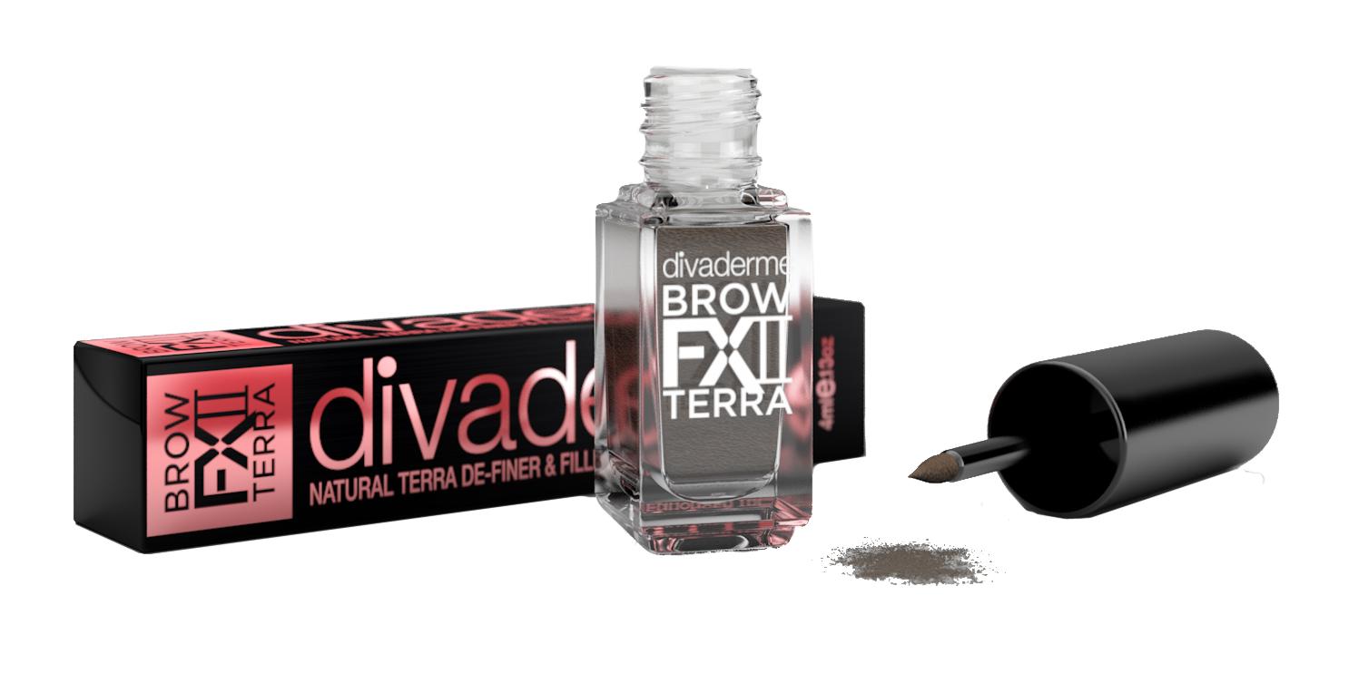 Divaderme BrowFX II Terra De-Finer &amp; Filler CAPPUCINO 4ml